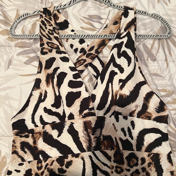 Animal Print Boutique Maxi Dress size XL - Picture 1 of 4